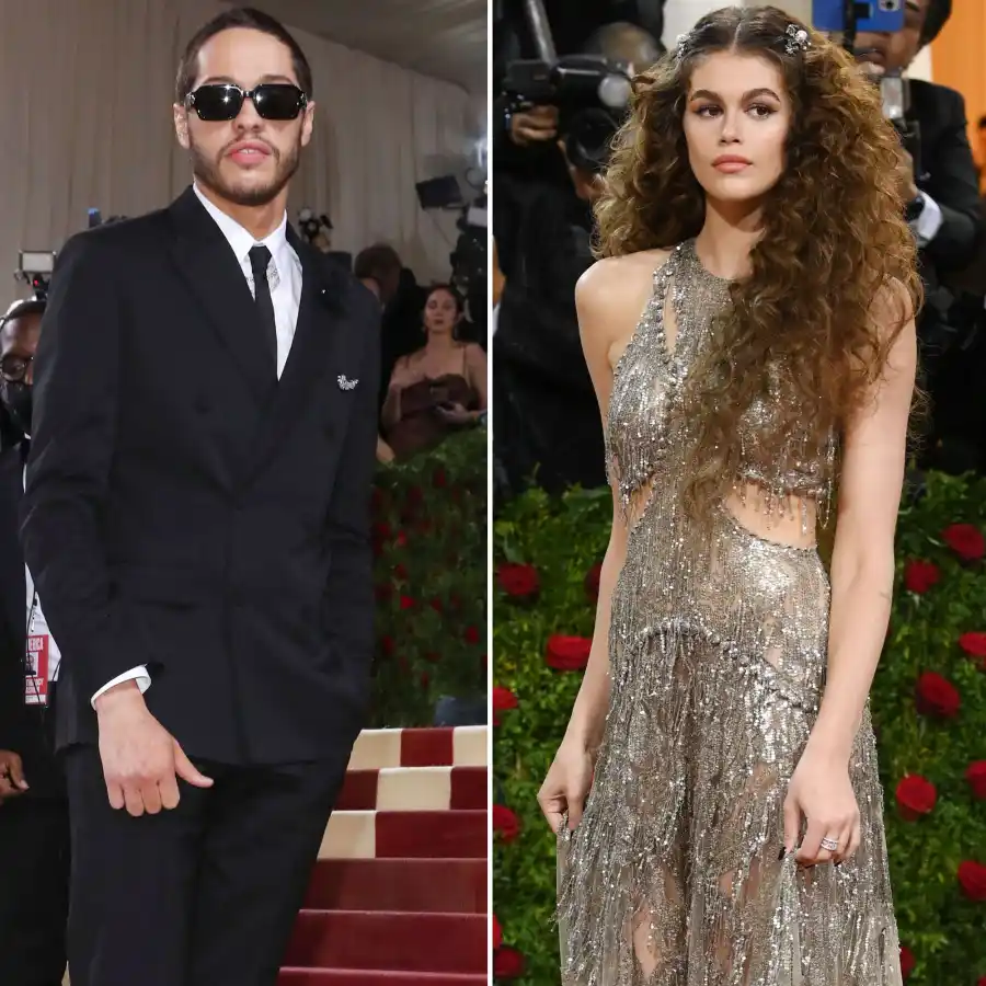 Awkward Celebrities Who Probably Ran Into Their Ex 2022 Met Gala Pete Davidson Kaia Gerber