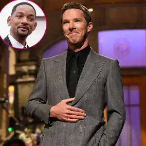 Benedict Cumberbatch Jokes About Being ‘Beat By Will Smith’ at Oscars in 'Saturday Night Live' Monologue