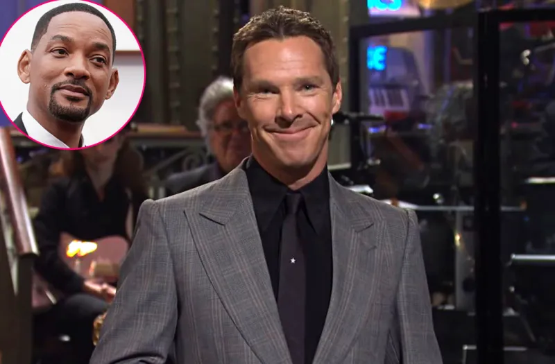 Benedict Cumberbatch Jokes About Being ‘Beat By Will Smith’ at Oscars in 'Saturday Night Live' Monologue
