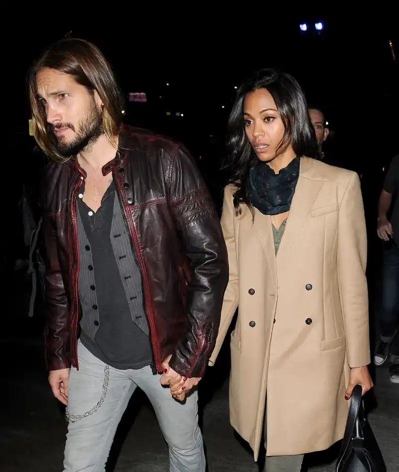 Celebrity Weddings 2013 Zoe Saldana Marco Perego