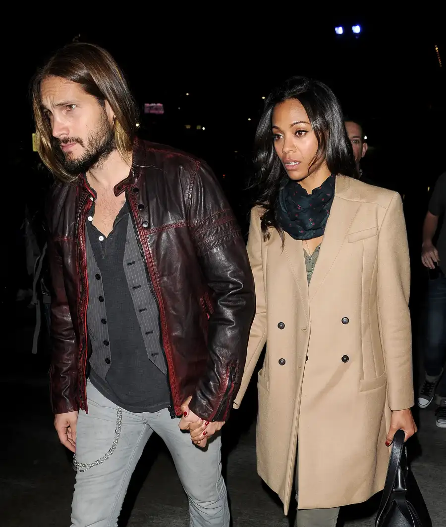 Celebrity Weddings 2013 Zoe Saldana Marco Perego