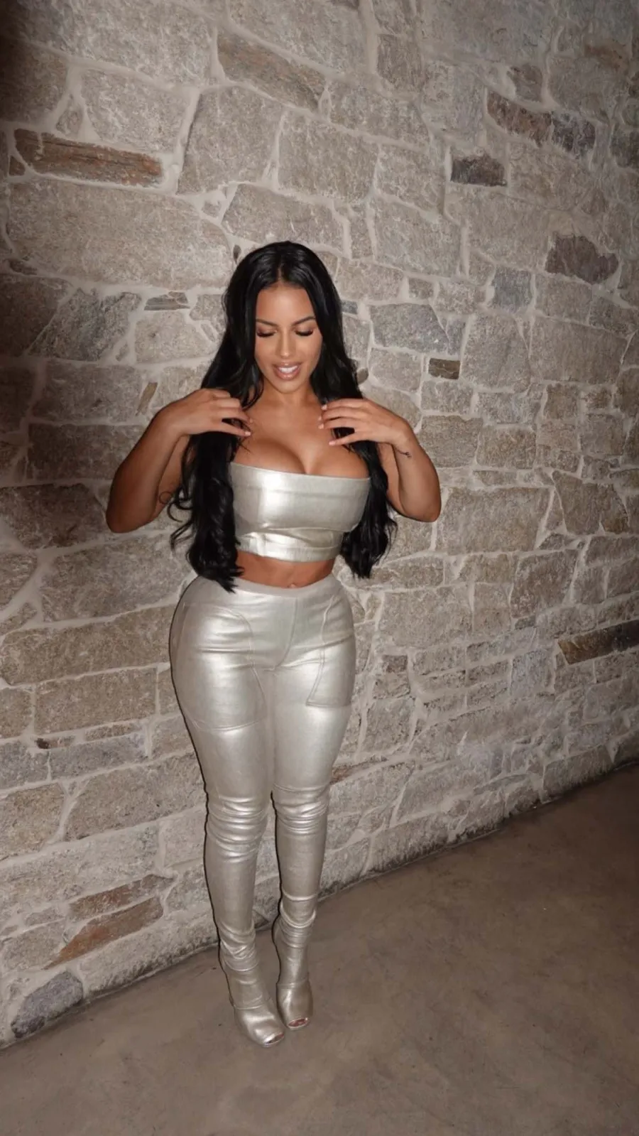 Chaney Jones Seemingly Tattoos Kanye Wests Name Her Wrist