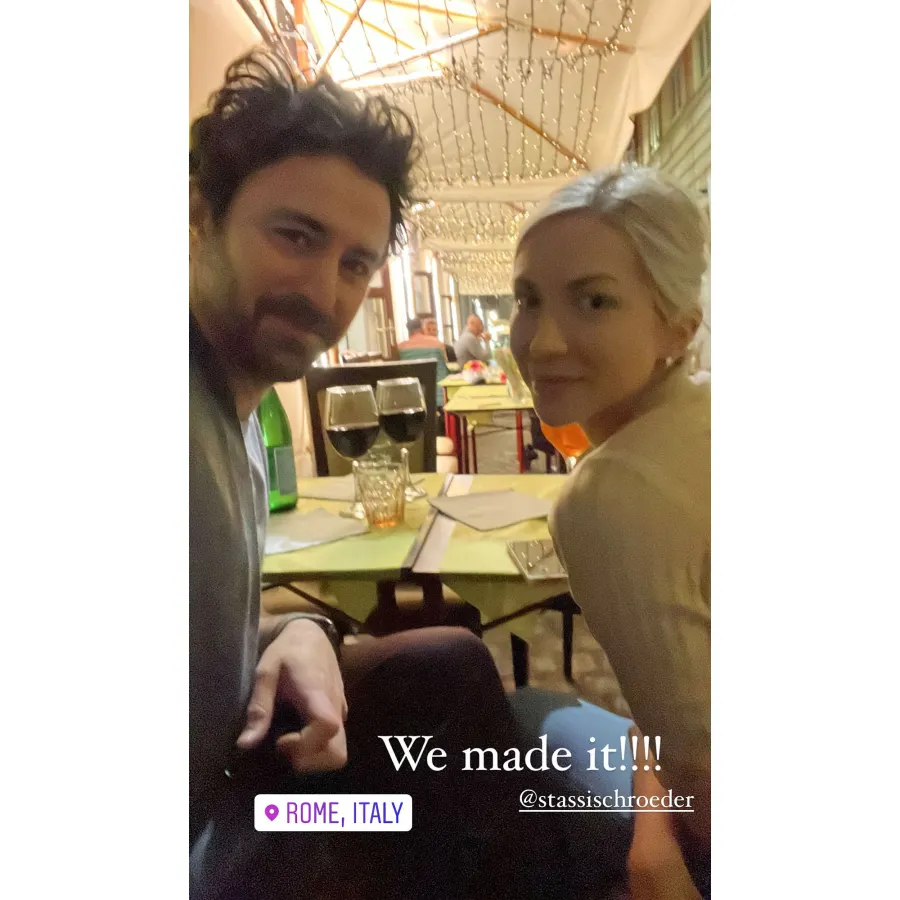 Ciao Vanderpump Rules Stassi Beau Arrive Rome With Wedding Crew