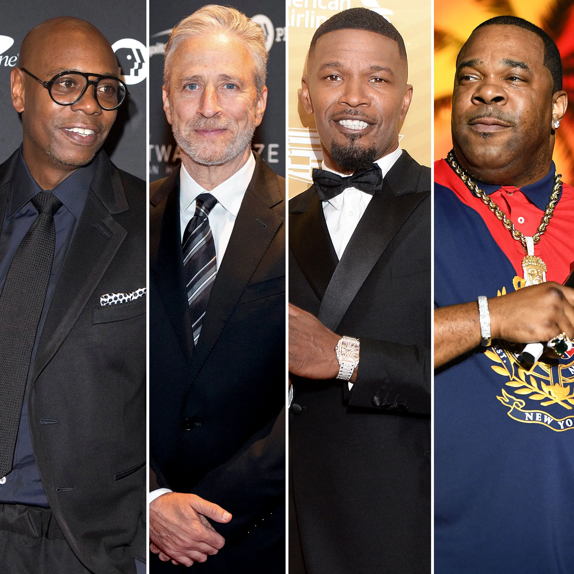 Dave Chappelle Joking When Claiming Jamie Foxx Jon Stewart and Busta Rhymes Broke Attacker Arm