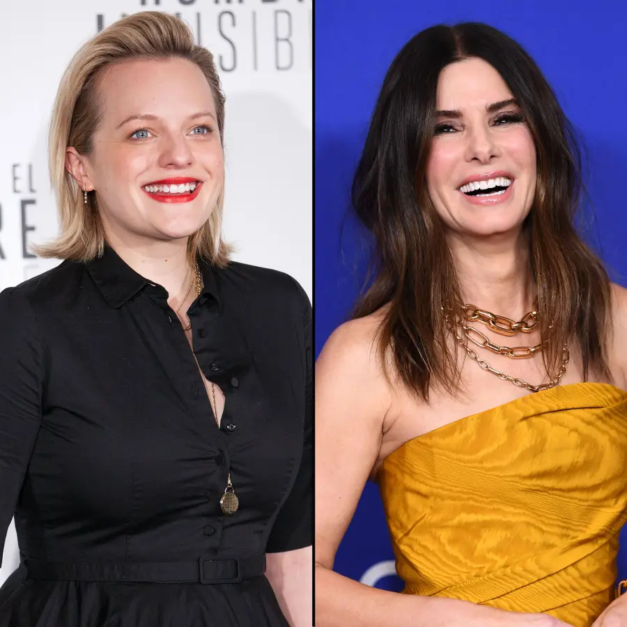 Elisabeth Moss Completely Froze When I Met Sandra Bullock Celebrities Who Have Gotten Starstruck