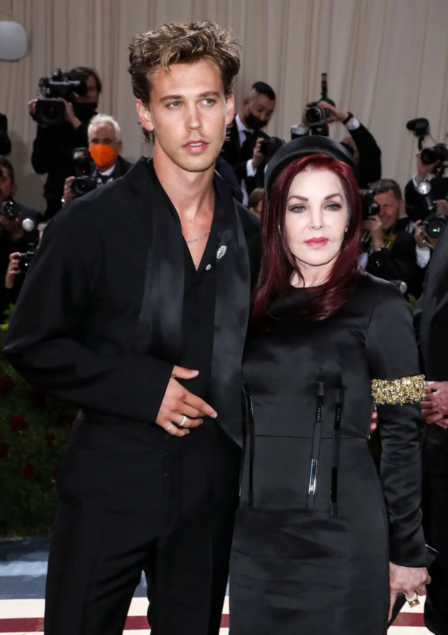 Elvis Star Austin Butler Attends 2022 Met Gala Alongside Priscilla Presley 05