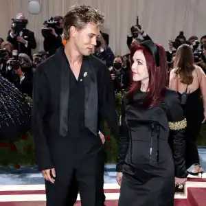Elvis Star Austin Butler Attends 2022 Met Gala Alongside Priscilla Presley 07