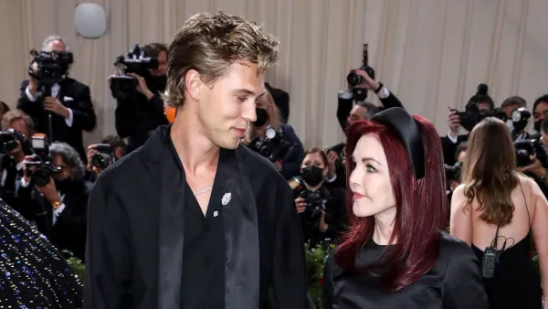 Elvis Star Austin Butler Attends 2022 Met Gala Alongside Priscilla Presley 07