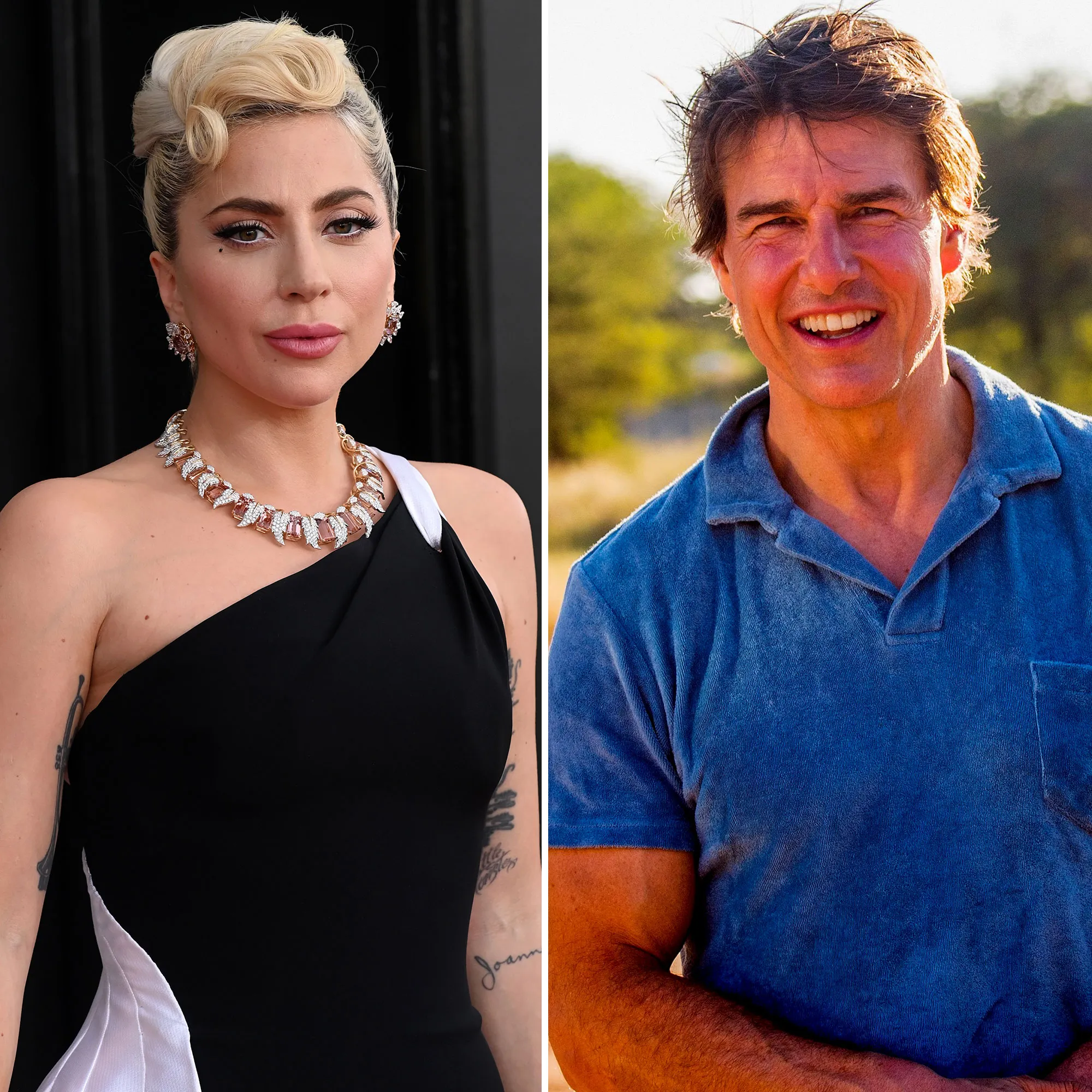 Gaga for Tom? See the Celebs' Unexpected Kissing Pics