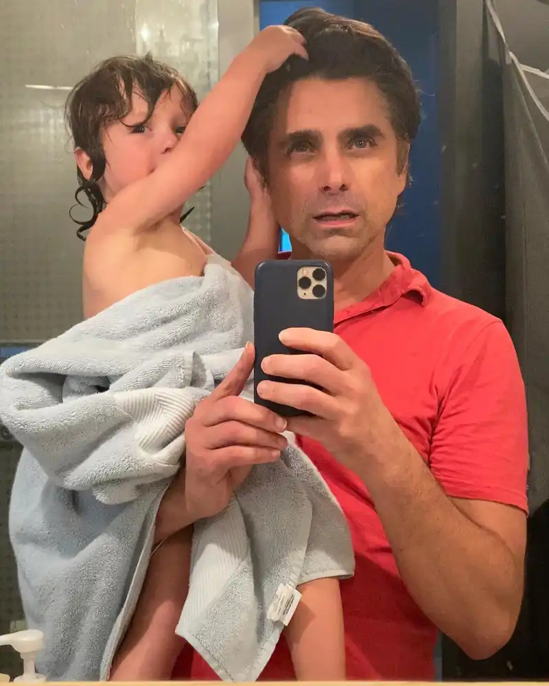 Hair Goals John Stamos and Caitlin McHugh Family Album With Son Billy Through the Years