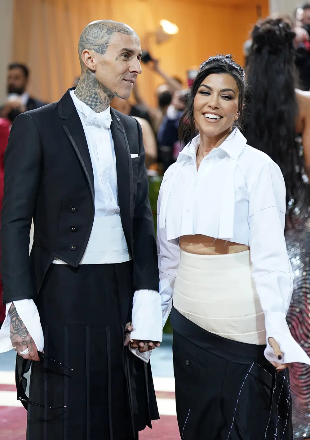 How Kourtney Kardashian and Travis Barker Spent Their Day in NYC Before 2022 Met Gala: &lsquo;We Sat in Central Park Drinking Matcha&rsquo;