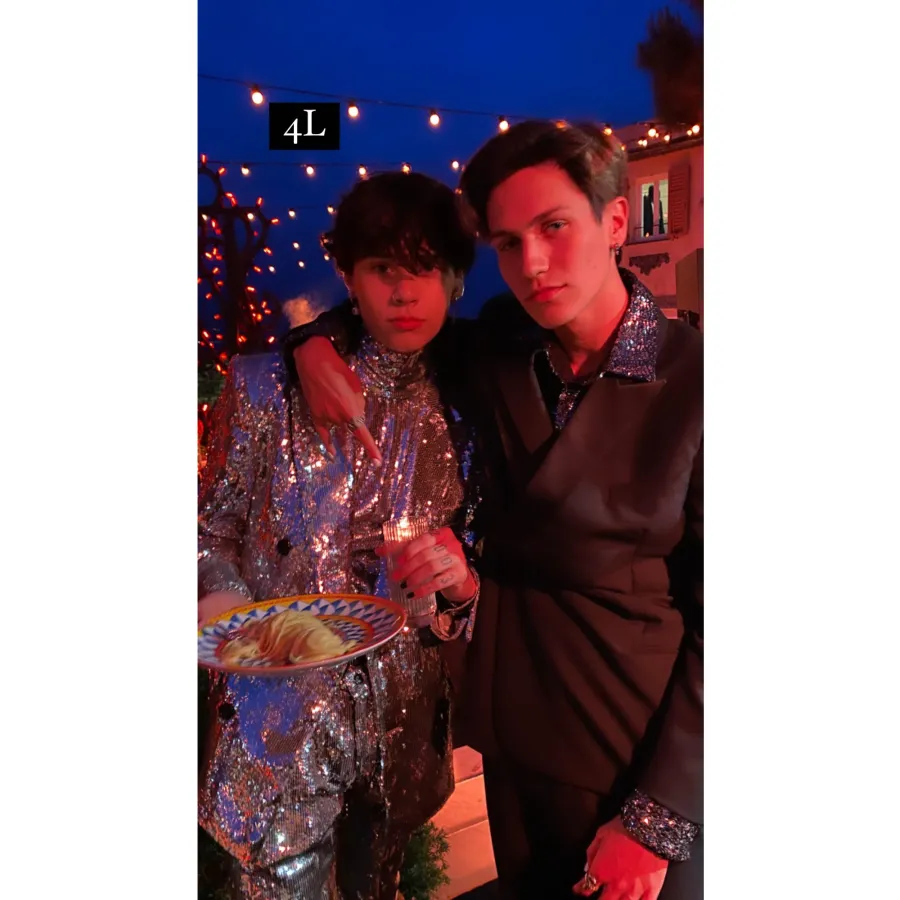 Huddy Chase Hudson Instagram Kourtney Kardashian and Travis Barker's Wedding Guests