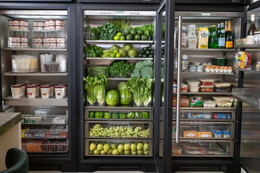 Inside Kris Jenners Organized Refrigerators Yes There Is More Than 1