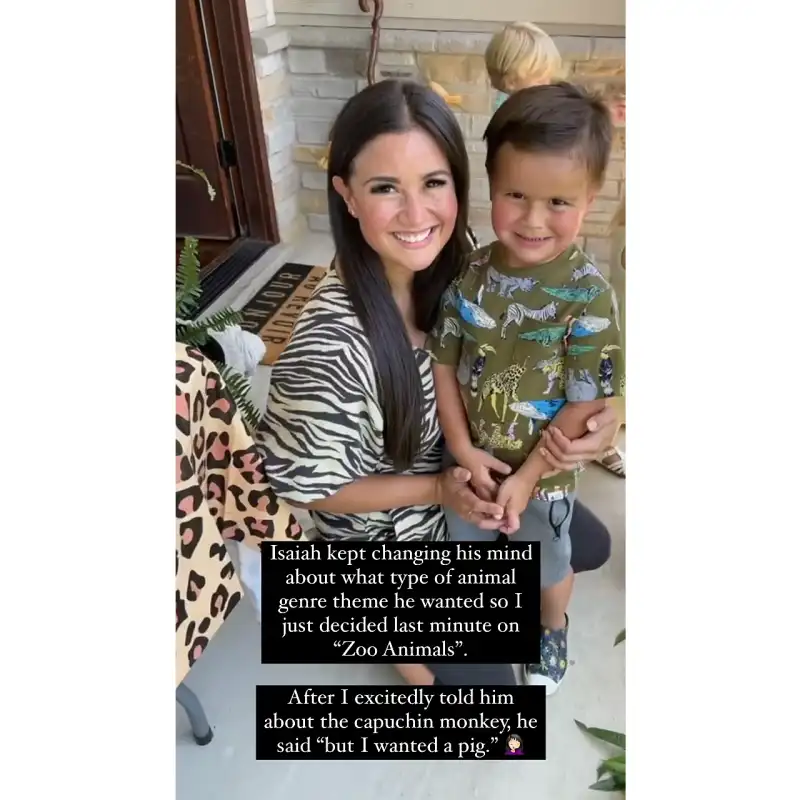 Isaiah 4th Birthday Bachelor Catherine Giudici and Sean Lowe Family Album