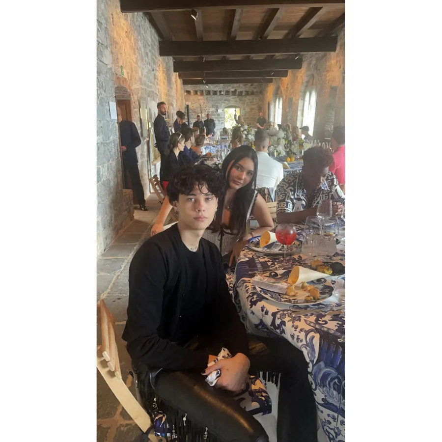 Kardashian-Jenner Pre-Wedding Lunch in Italy ahead of Kourtney Travis Barker Wedding