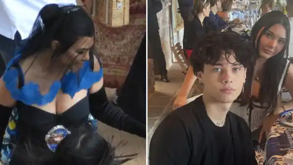 Kardashian-Jenner Pre-Wedding Lunch in Italy ahead of Kourtney Travis Barker Wedding