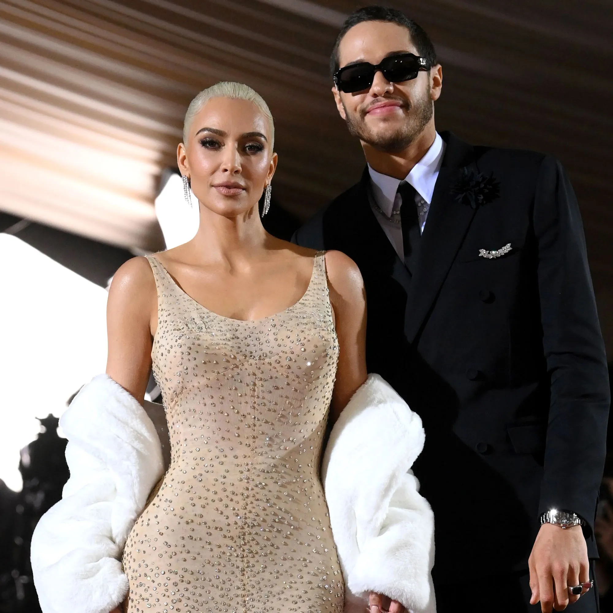 Kim Kardashian, Pete Davidson Kiss and Get Cozy: Photos