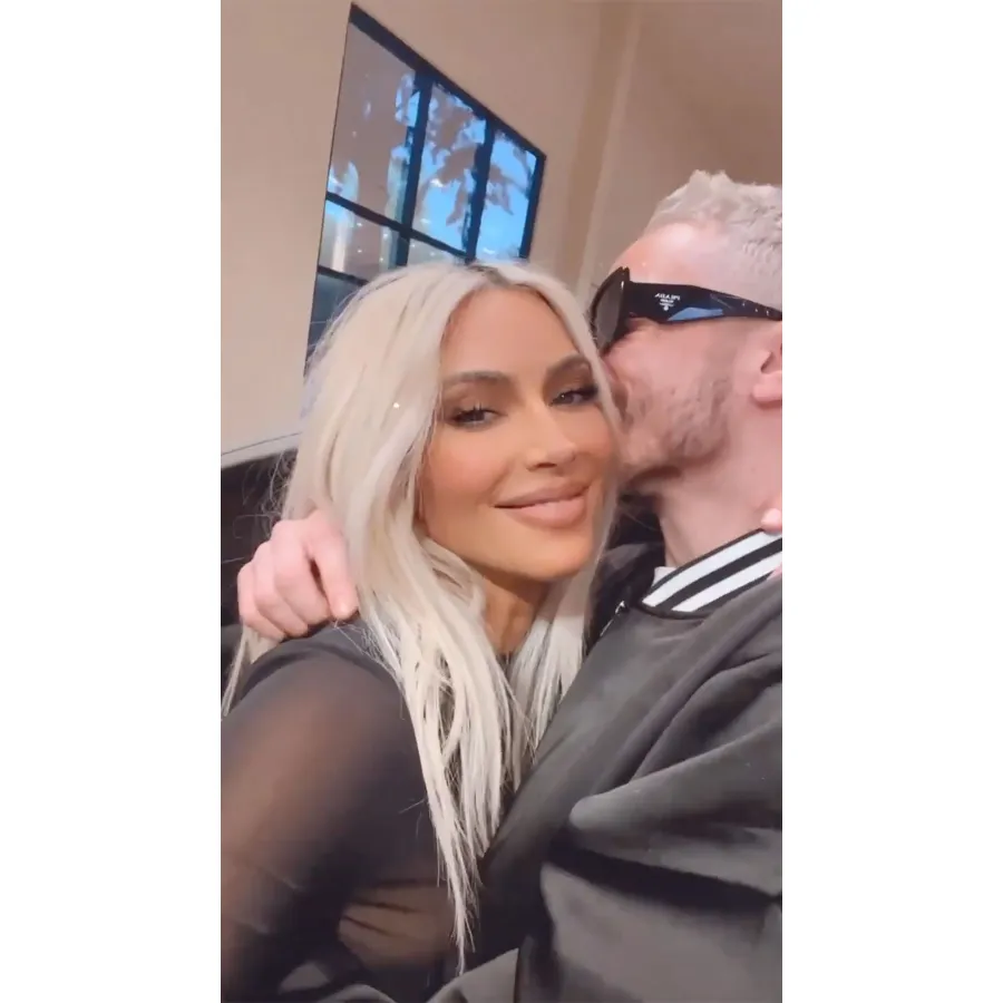 Kim Kardashian, Pete Davidson Kiss and Get Cozy: Photos