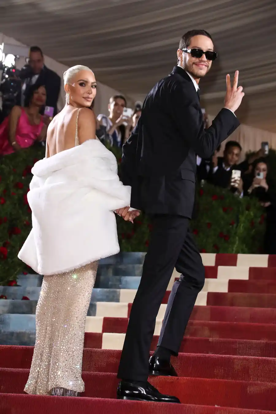 Kim Kardashian and Pete Davidson Heat Up the Red Carpet During Their 2022 Met Gala Debut
