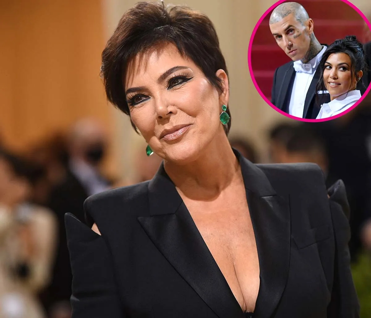 Kris Jenner Toasts Kourtney Travis Engagement You Guys Are So Love