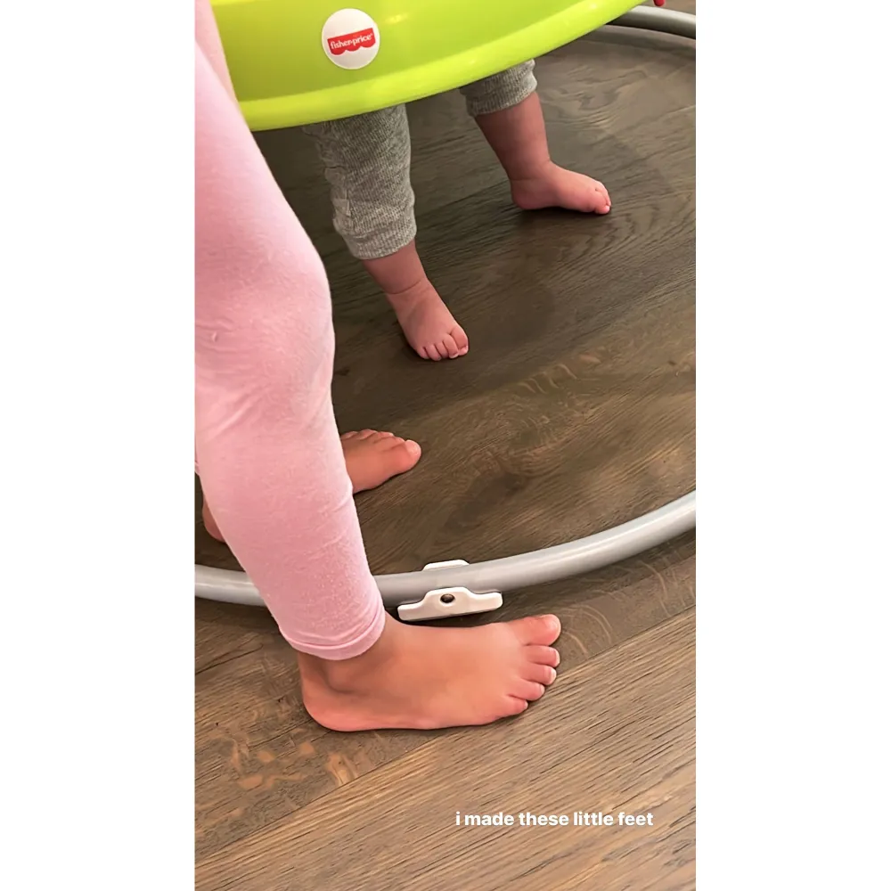 Kylie Jenner Marvels at Her Son&rsquo;s Tiny Toes In Sweet Photo With Stormi: 'I Made These'