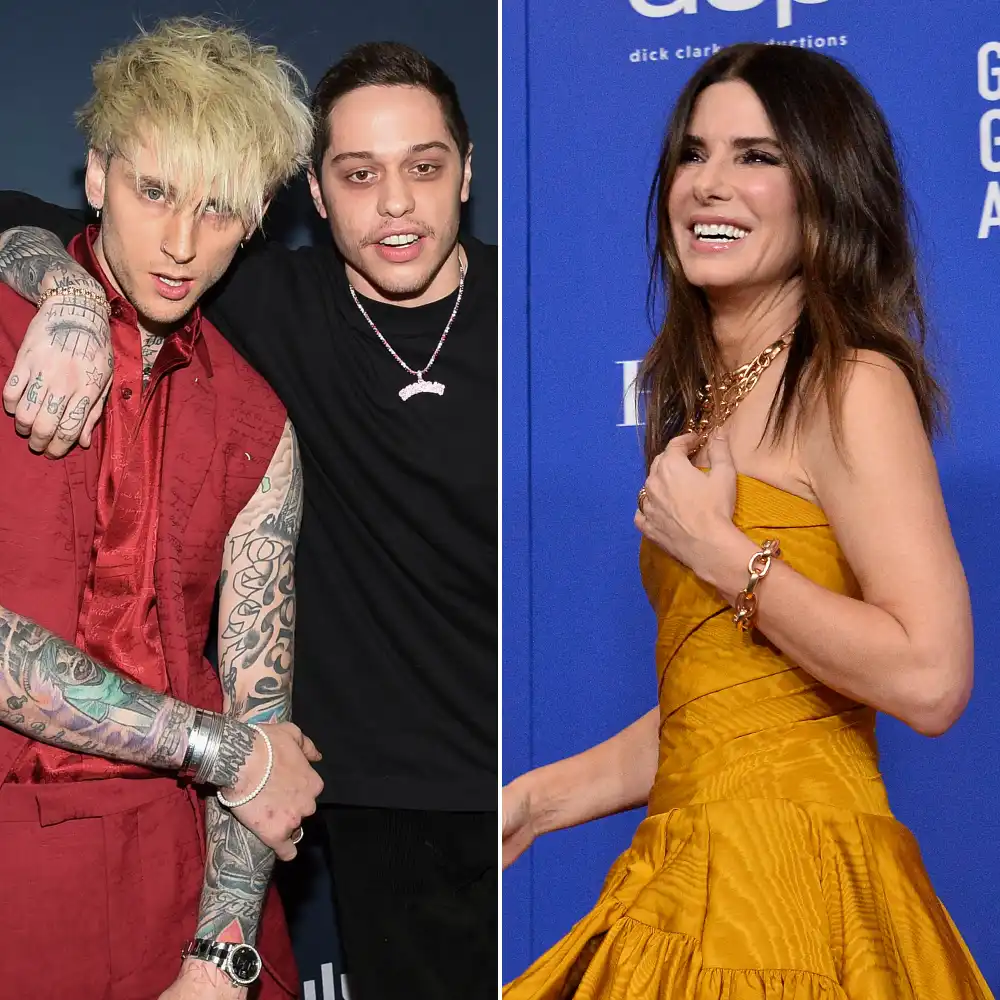 Machine Gun Kelly and Pete Davidson Showed Up at Sandra Bullock&rsquo;s Easter Party with 40oz Beers