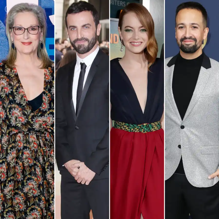 Met Gala Hosts Co Chairs Through Years Rihanna Harry Styles Nicole Kidman More Nicolas Ghesquière Meryl Streep Emma Stone Lin-Manuel Miranda