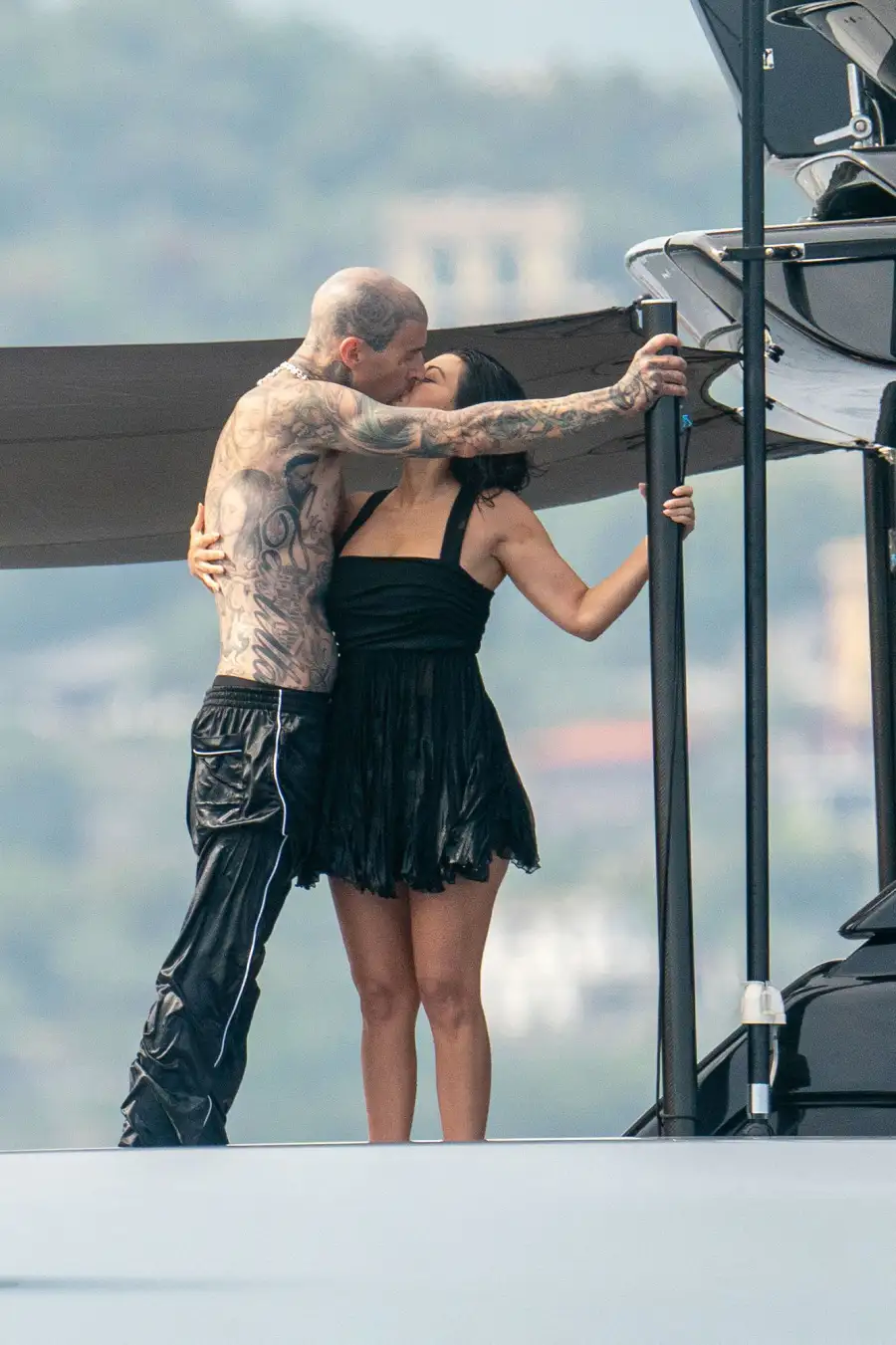 Newlyweds Kourtney Kardashian Travis Barker Spotted After Wedding