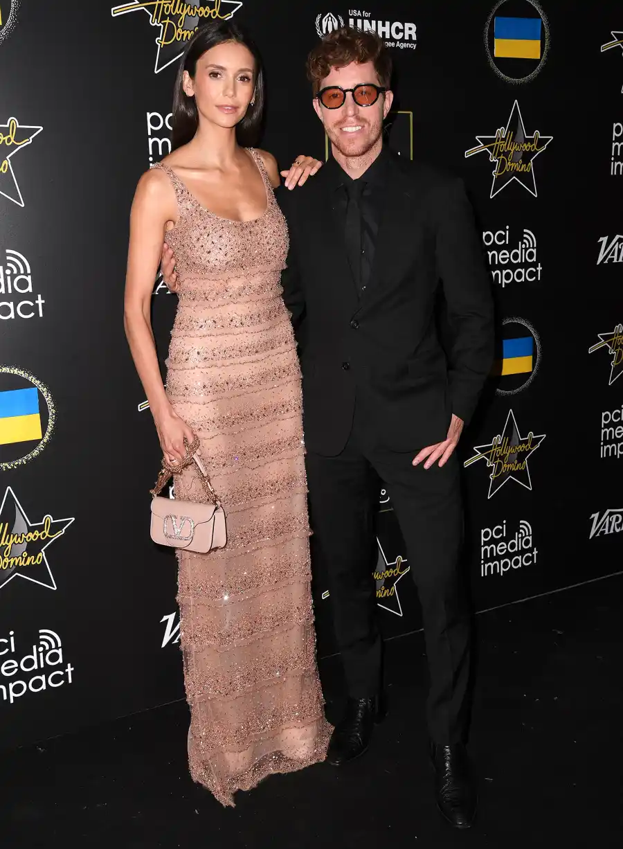 Nina Dobrev Shaun White Couple Style Gallery