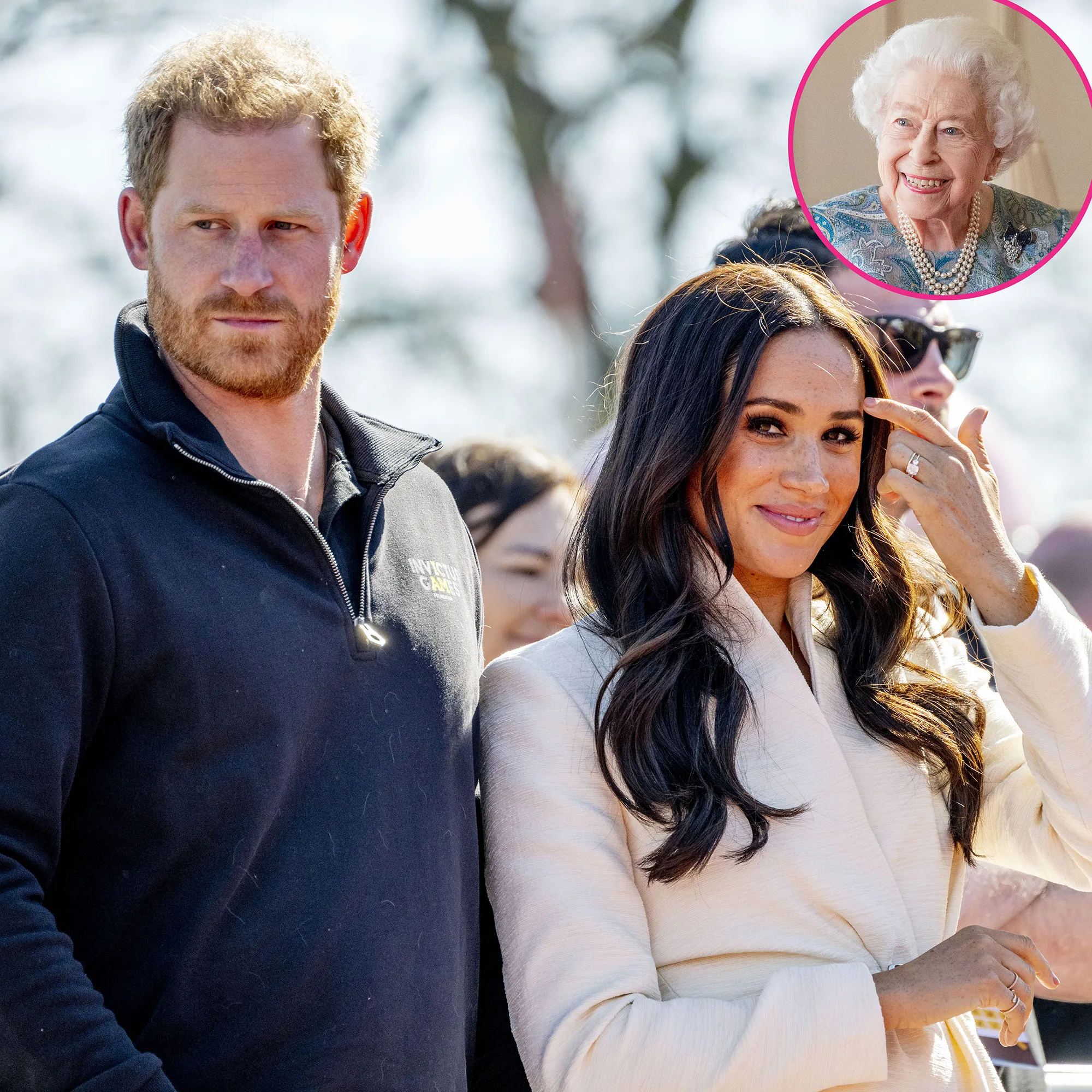 Prince Harry Meghan Markle Wont Stand With Queen Her Platinum Jubilee