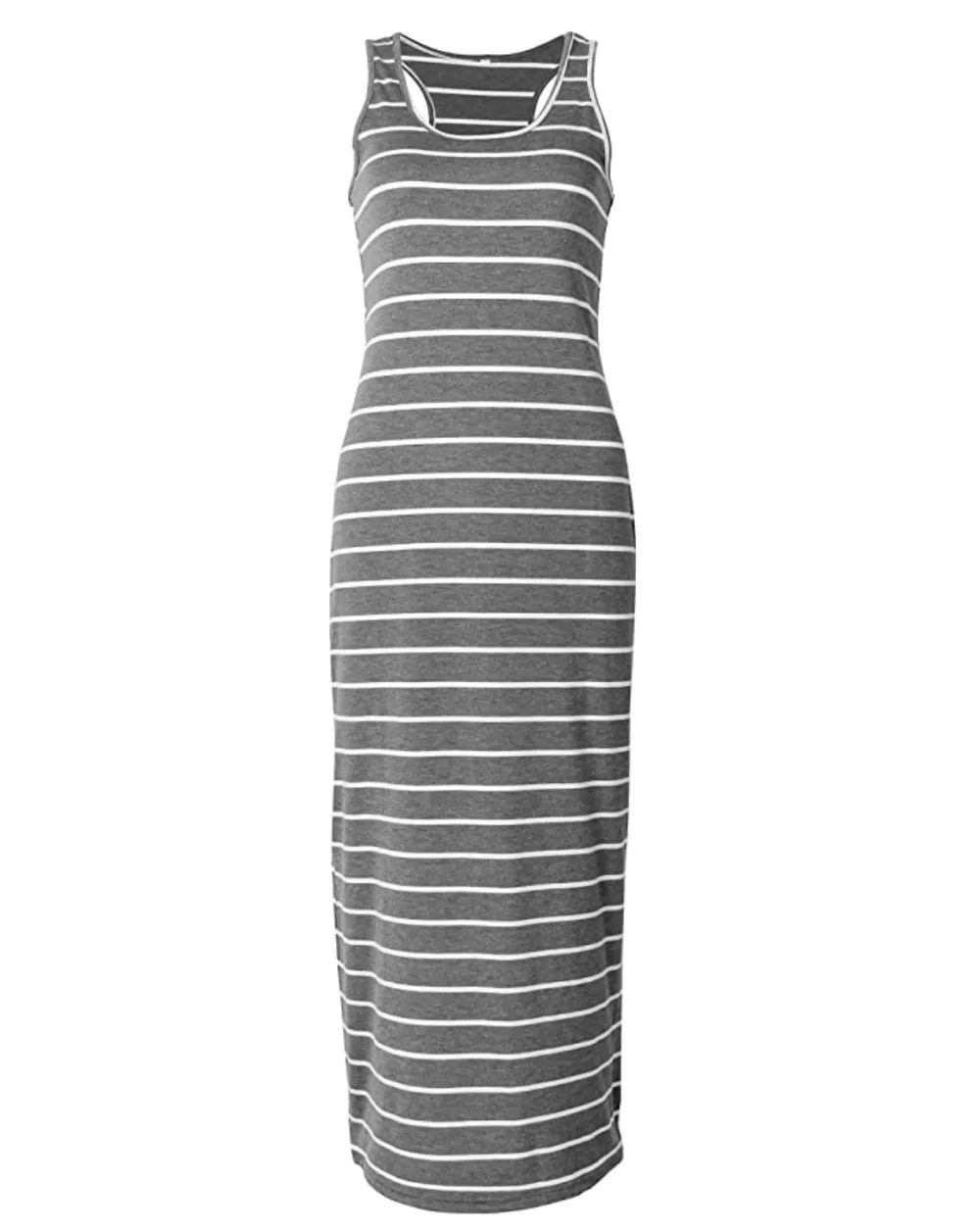 Roselux Women's Sleeveless Scoop Neck Maxi Dress