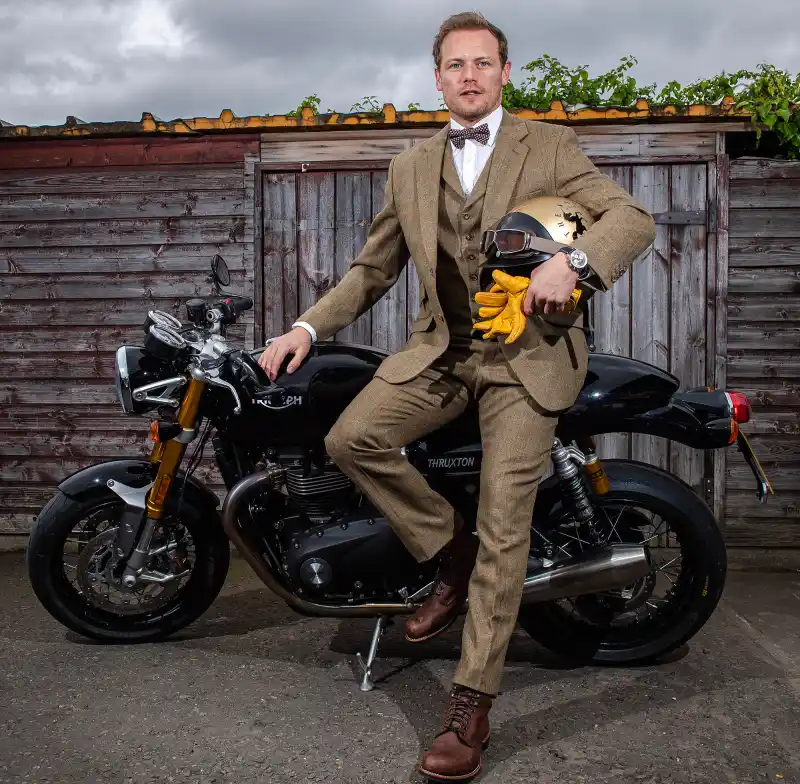 Sam Heughan Distinguished Gentleman Hot Pics