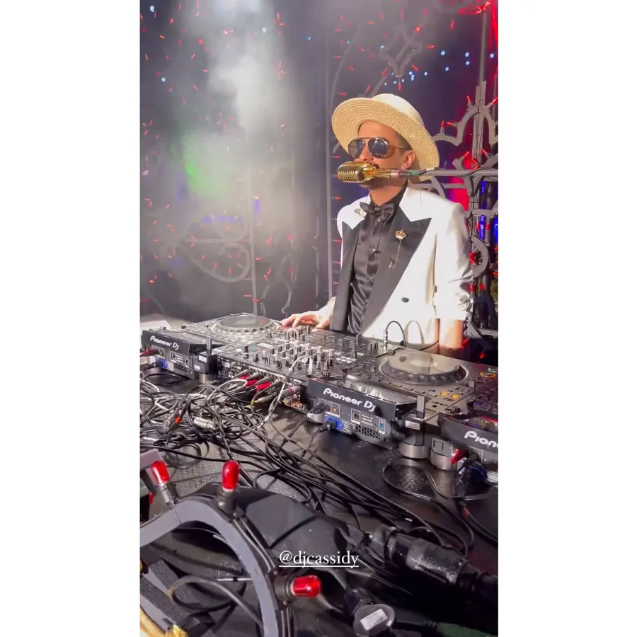 Simon Huck Instagram 1 Travis Barker Removes Kourtney Kardashian Garter With His Teeth at Italian Wedding Reception