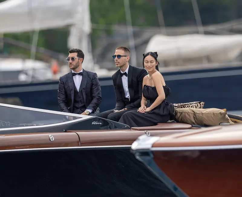 Simon Huck and Steph Shep Kourtney Kardashian and Travis Barker's Wedding Guests