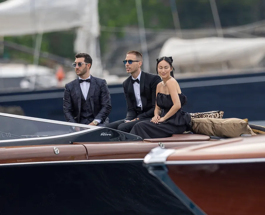 Simon Huck and Steph Shep Kourtney Kardashian and Travis Barker's Wedding Guests