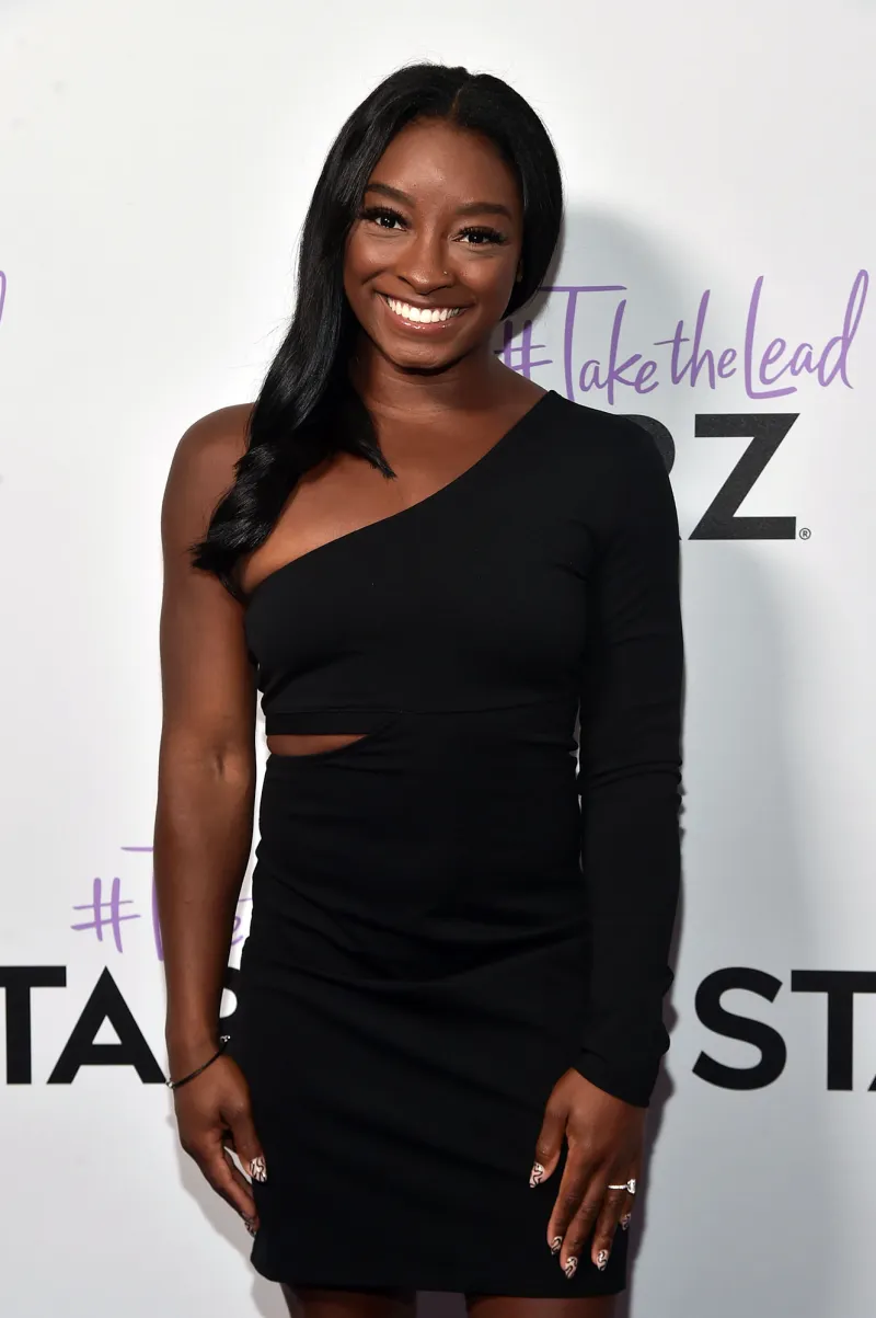 Simone Biles was featured at STARZ’s inaugural #TakeTheLead Summit during their Fireside Chat discussing the importance of representation.