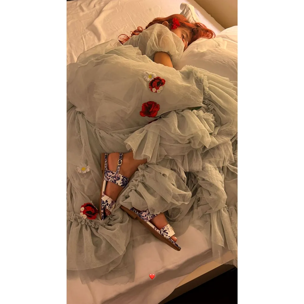 Sleeping Beauty! Penelope Disick Naps in Tulle Dress She Wore to Kravis Wedding