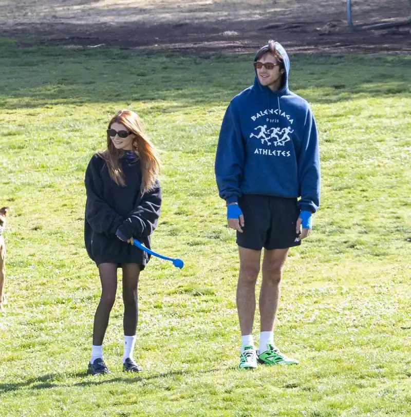 Spotted Again Jacob Elordi Olivia Jade Get Silly Park