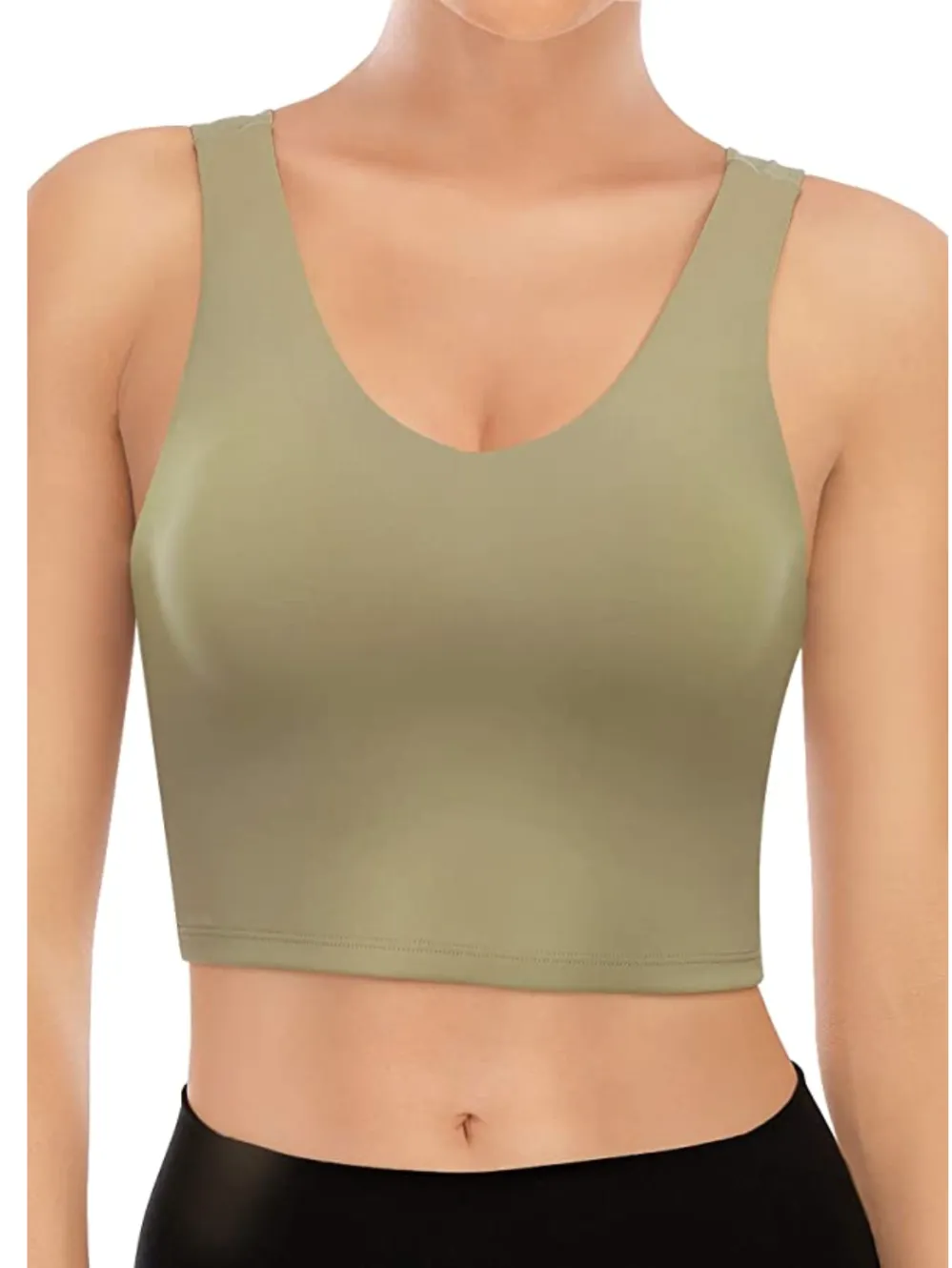 TASADA V-Neck Padded Sports Bra