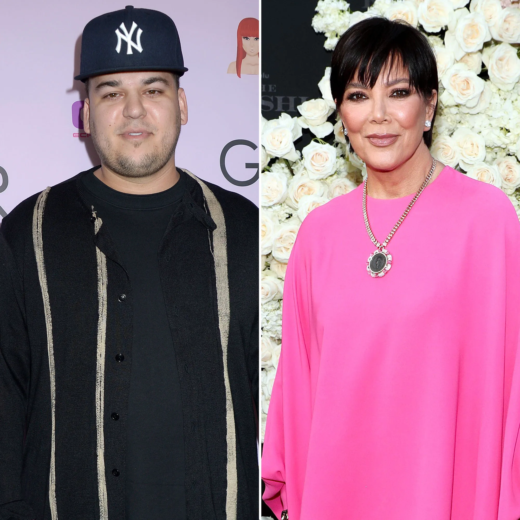 The Kardashians Fans Briefly Spot Rob Kardashian at Mom Kris Jenner's Birthday Party Scene