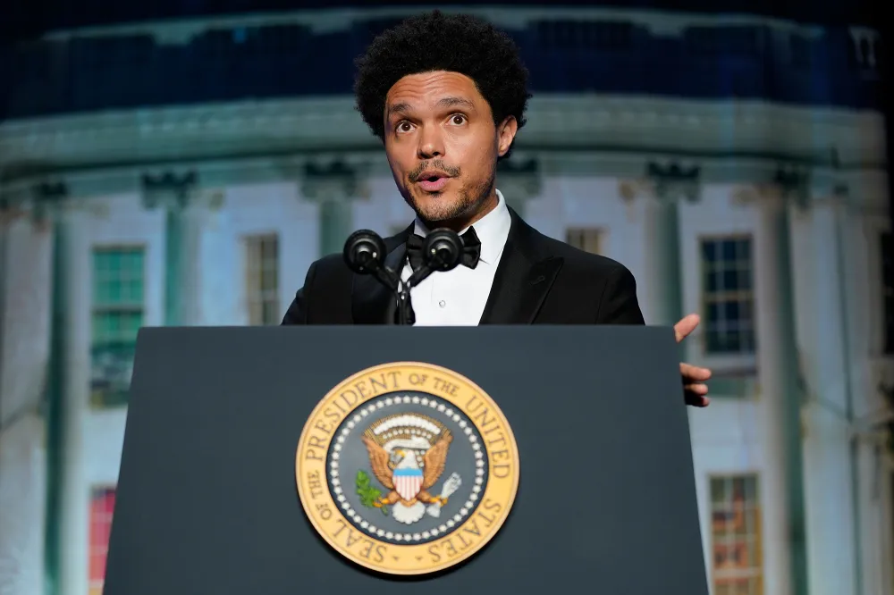 Trevor Noah References Oscars Slap at White House Correspondents Dinner: &lsquo;Risky Making Jokes These Days&rsquo;