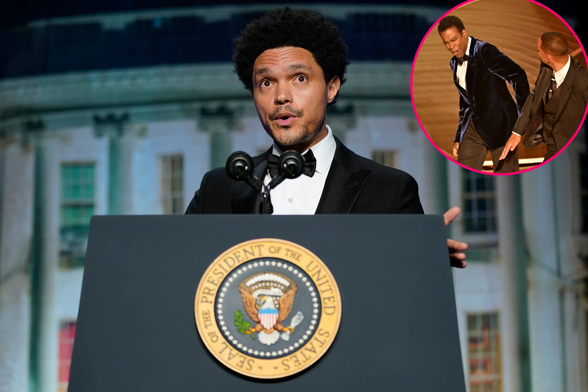 Trevor Noah References Oscars Slap at White House Correspondents Dinner: ‘Risky Making Jokes These Days’
