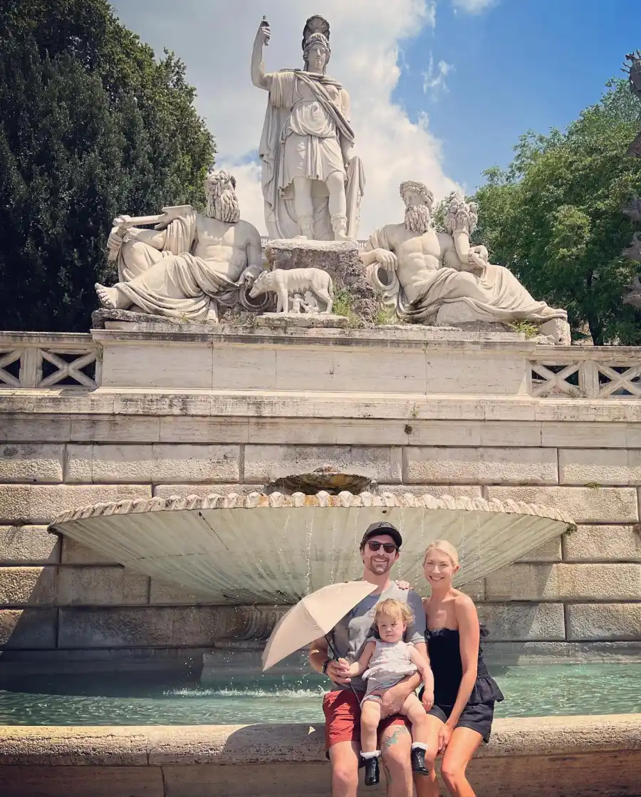 Vanderpump Rules Stassi Schroeder and Beau Clark Arrive in Rome to Kick Off Wedding Week With Their Crew