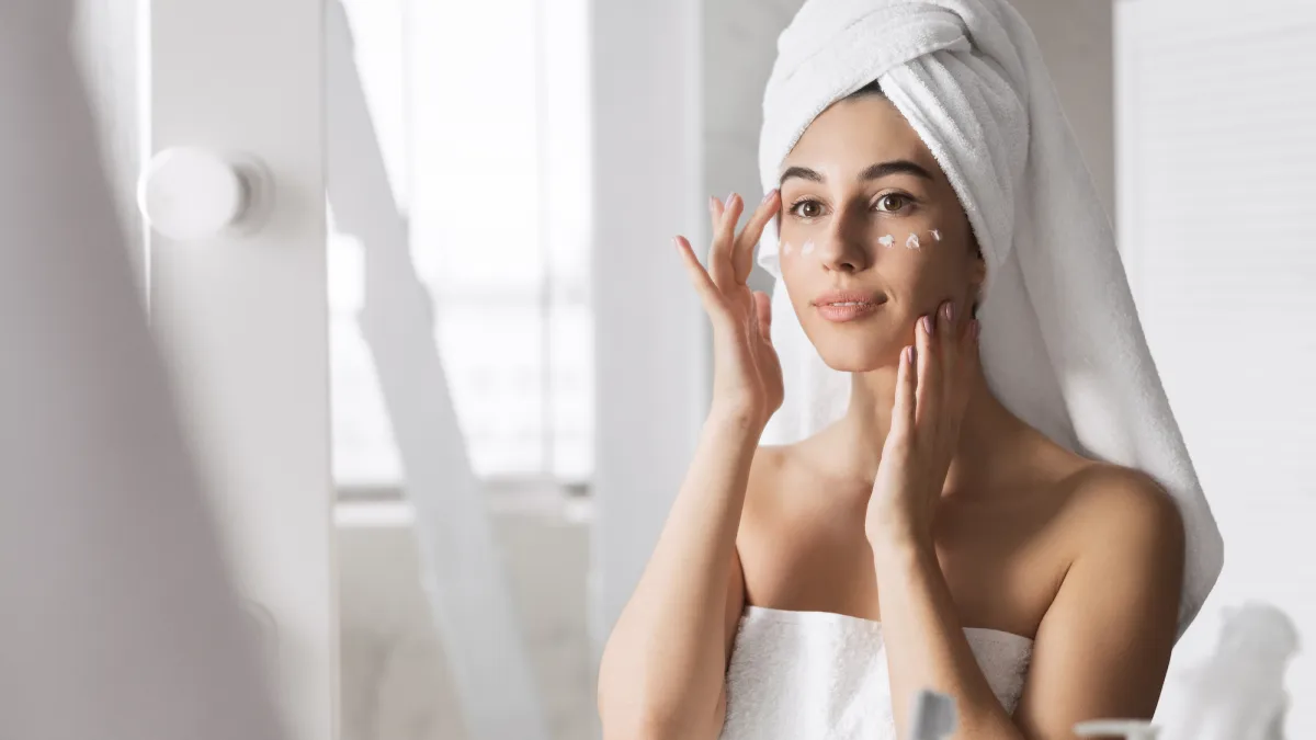 Woman-Skincare-Prepping-Stock-Photo