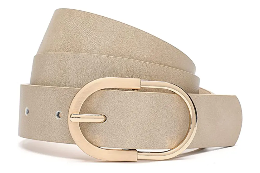 beige belt