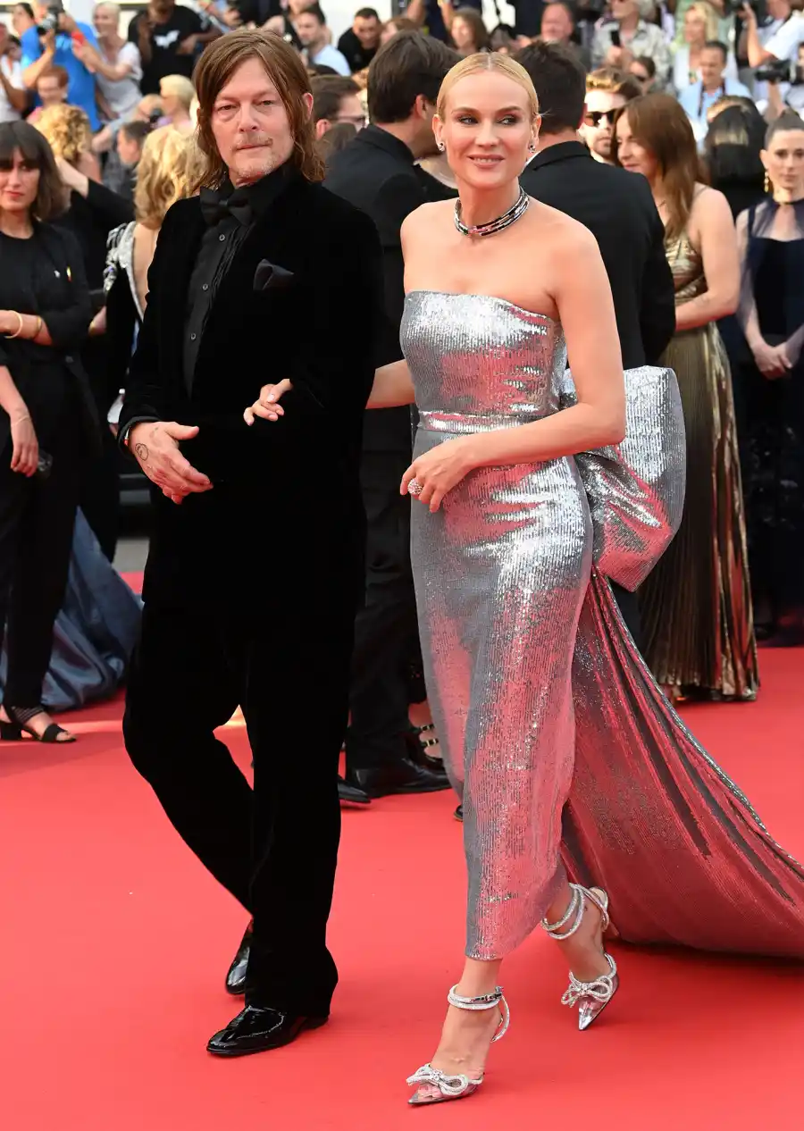 Red Carpet Love! Norman Reedus and Diane Kruger Smile at Cannes Festival