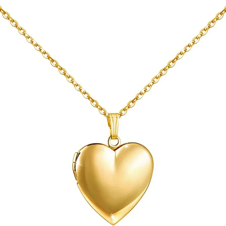 gold heart necklace