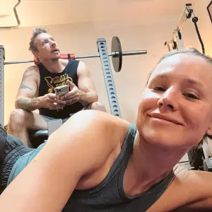Getting Fit! Kristen Bell and Husband Dax Shepard Hit the Gym Together