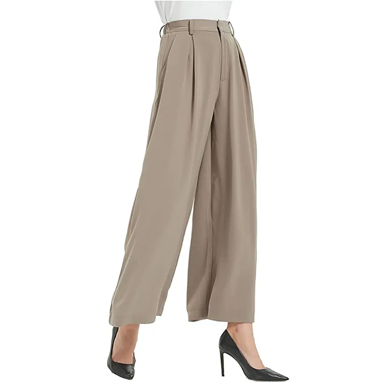 taupe palazzo pants