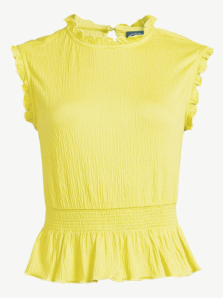 walmart-scoop-smocked-top-yellow